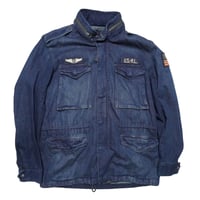 POLO RALPHLAUREN　"INDIGO DENIM M65 FIELD JACKET" MILITARY JACKET