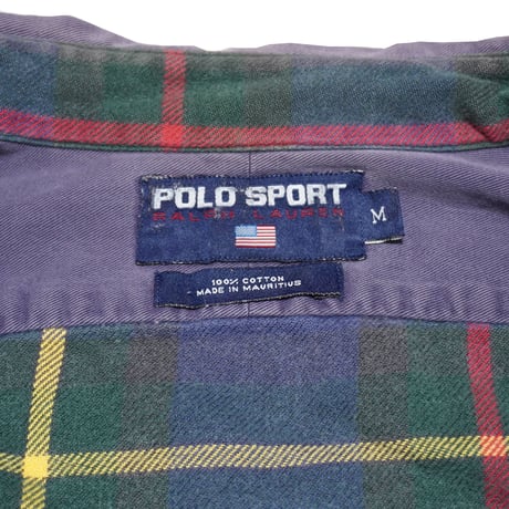 POLO SPORTS RALPHLAUREN　"90s VINTAGE HEAVY COTTON SHIRT" L/S SHIRTS
