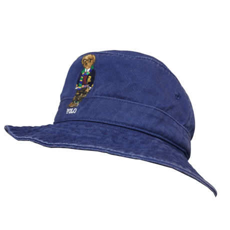 POLO RALPHLAUREN　"POLO BEAR NAVY BUCKET HAT" BUCKET HAT