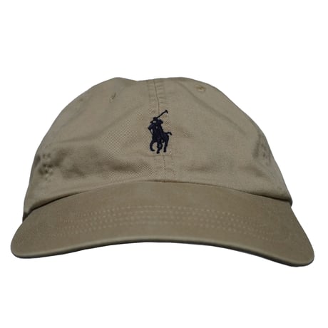 POLO RALPHLAUREN　"BEIGE BASEBALL CAP" CAP