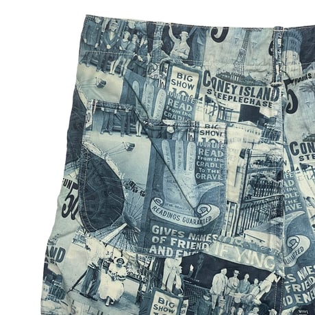 RRL RALPHLAUREN　"CONEY ISLAND PHOTO SHORTS" SHORTS