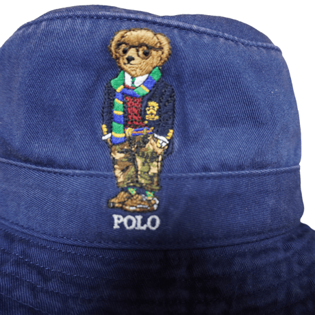 POLO RALPHLAUREN　"POLO BEAR NAVY BUCKET HAT" BUCKET HAT