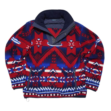 POLO RALPHLAUREN　"PULL OVER NATIVE FLEECE" FLEECE