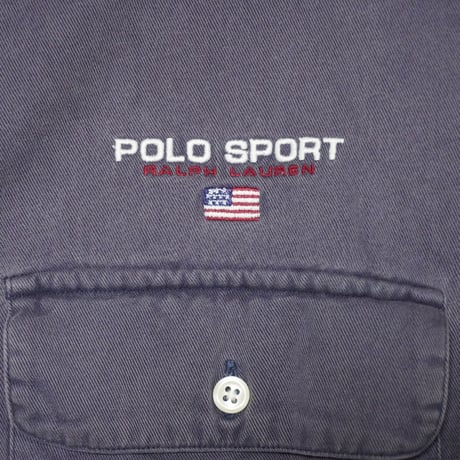 POLO SPORTS RALPHLAUREN　"90s VINTAGE HEAVY COTTON SHIRT" L/S SHIRTS