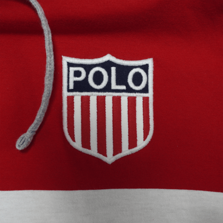 POLO RALPHLAUREN　"K-SWISS LOGO LONG SLEEVE FOODIE" L/S LONG SLEEVE FOODIE