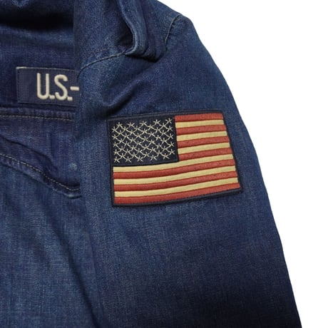 POLO RALPHLAUREN　"INDIGO DENIM M65 FIELD JACKET" MILITARY JACKET