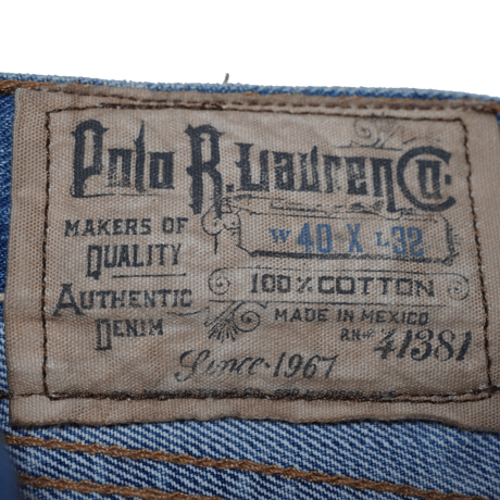 POLO RALPHLAUREN　"VINTAGE CLASSIC 867 DENIM" PANTS