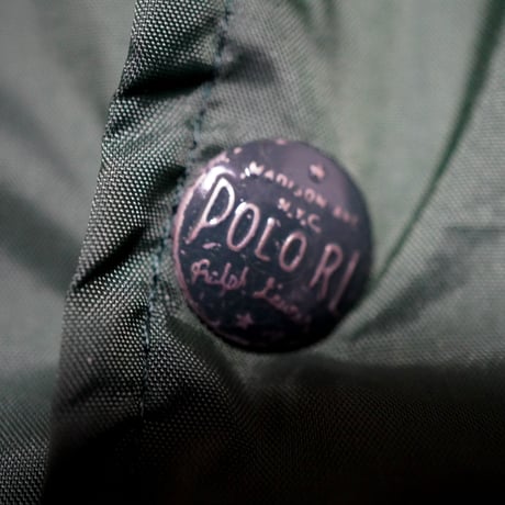 POLO RALPHLAUREN　"NYLON COACH JACKET GREEN" NYLON JACKET