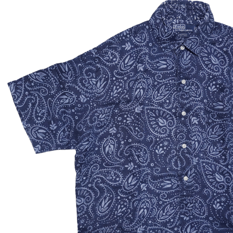 POLO RALPHLAUREN　"CAMBRIDGE PAISLY" S/S SHIRT