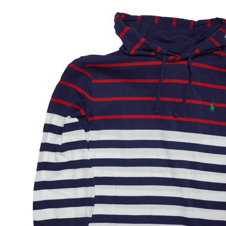POLO RALPHLAUREN　"MULTI BORDER FOODIE" L/S FOODIE