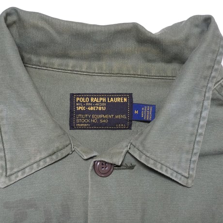 POLO RALPHLAUREN　"OLIVE DRAB MILITARY SHIRT" L/S SHIRT