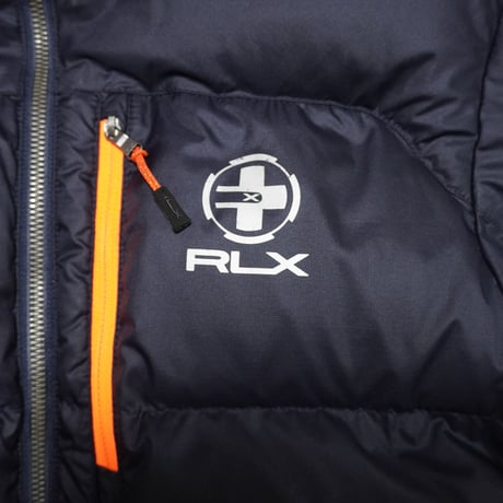 RLX RALPHLAUREN　"NAVY FOODIE DOWN JACKET" DOWN JACKET