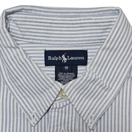 POLO RALPHLAUREN　"STRIPE BOTTON DOWN" L/S SHIRT