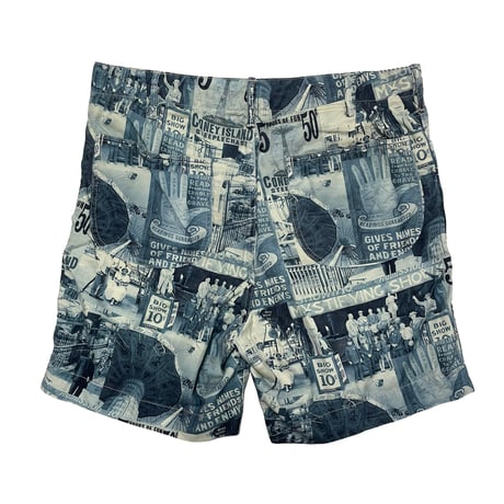 RRL RALPHLAUREN　"CONEY ISLAND PHOTO SHORTS" SHORTS