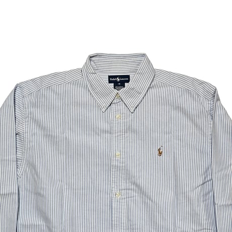 POLO RALPHLAUREN　"STRIPE BOTTON DOWN" L/S SHIRT