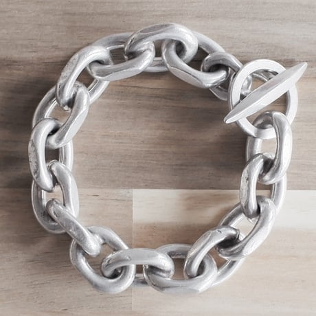【価格：ASK !!!｜デンマーク製 Randers Sølvvarefabrik 1960年代頃】シルバーアンカーチェーンブレスレット m254