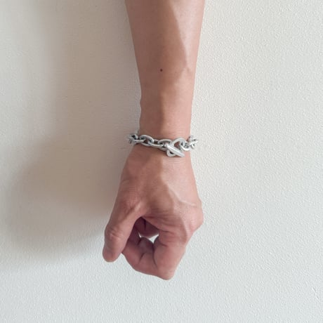 【少量生産品｜old silver ORIGINAL】アンカーチェーンブレスレット 日本製 JA001