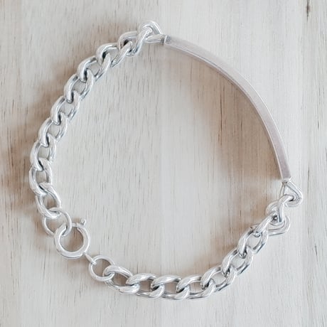 【英国製 1985年】IDブレスレット ホールマーク：ロンドン イギリス m395