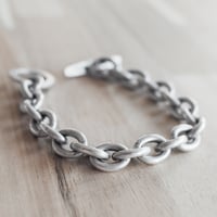 【少量生産品｜old silver ORIGINAL】アンカーチェーンブレスレット 日本製 JA001
