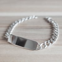 【英国製 1964年 Georg Jensen】IDブレスレット ホールマーク：ロンドン イギリス m366