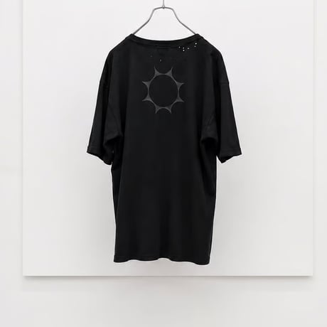 00s ARMANI JEANS - Destroyed graphic T-shirt