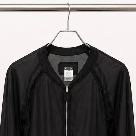 KristenseN DU NORD - see-through silk mix blouson