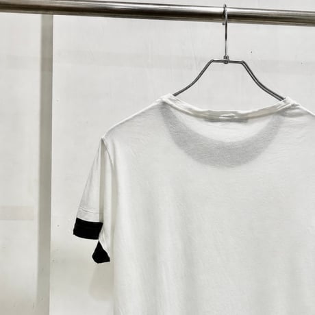 Neil Barrett - layered asymmetric t-shirt