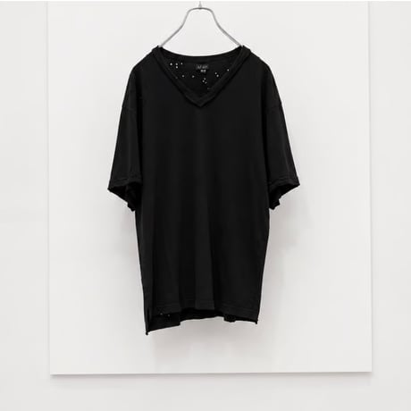 00s ARMANI JEANS - Destroyed graphic T-shirt