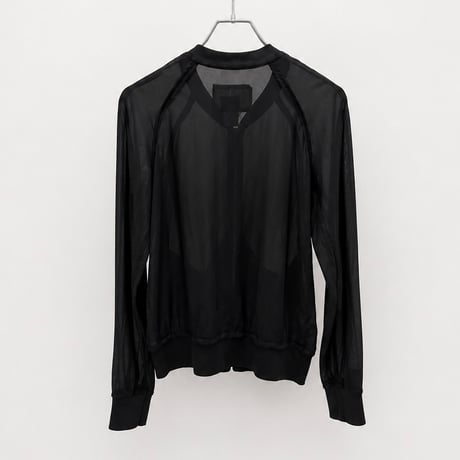 KristenseN DU NORD - see-through silk mix blouson