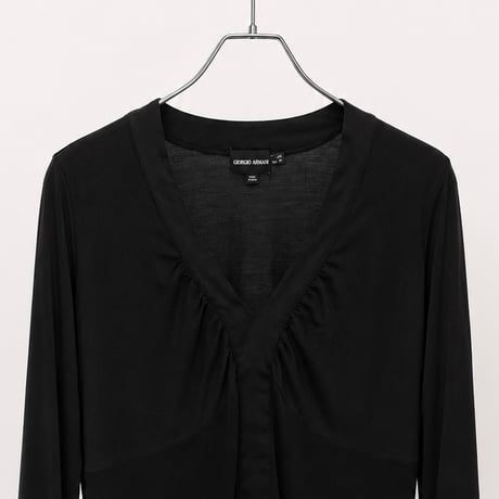 GIORGIO ARMANI - silk long sleeve t-shirt