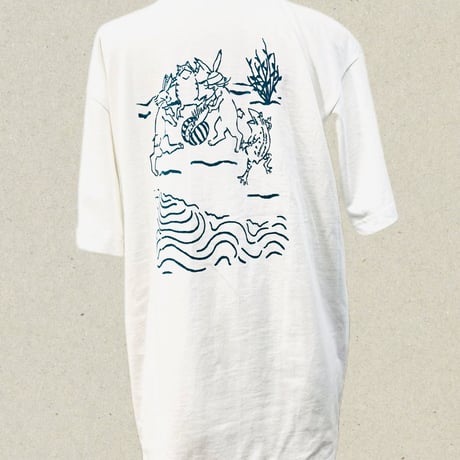兎蛙西瓜割遊宴　Tシャツ　5942