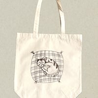 おばあちゃん家のおばあちゃんねこ　トートバッグ