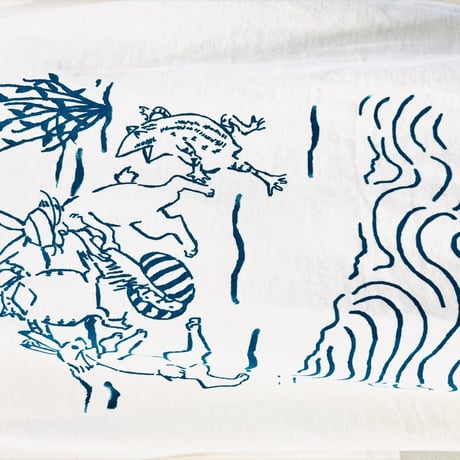 兎蛙西瓜割遊宴　Tシャツ　5942