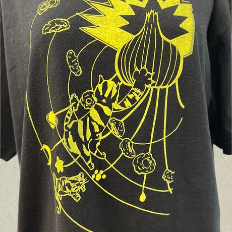 世紀の大決戦！　Cat VS Onion Tシャツ　5001