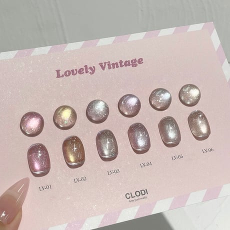 Lovely Vintage Magnetic gel Collection 6colors