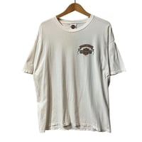 ハーレーダビッドソン　2010　バックプリント　Tシャツ　白