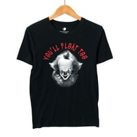 IT イット ペニーワイズ　ホラー　映画　Tシャツ　黒