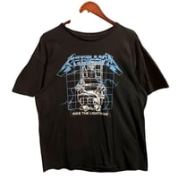 METALLICA　メタリカ　バンT　Tシャツ　ビッグプリント　黒