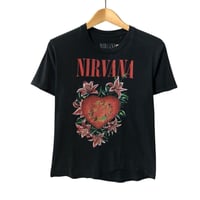 NIRVANA ニルヴァーナ ハートシェイプドボックス Tシャツ　黒