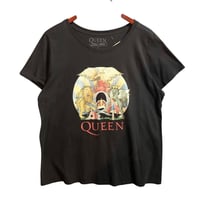QUEEN　クイーン　バンT 半袖　Tシャツ　ビッグプリント　黒