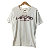 USA製　ハーレーダビッドソン　2007　デイトナビーチ　Tシャツ 白