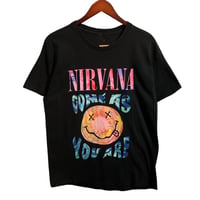 NIRVANA　ニルヴァーナ　バンT　Tシャツ　ビッグプリント　黒