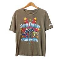 DCコミック アメコミ BATMAN SUPERMAN Tシャツ 茶
