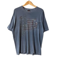ハーレーダビッドソン 両面プリント ポケットTシャツ 青
