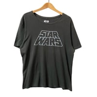 STAR WARS スターウォーズ　映画　ビックロゴ　Tシャツ　黒