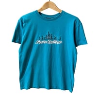 ハーレーダビッドソン USA製 Tシャツ 2005 ニューヨーク 青