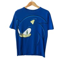 ソニック・ザ・ヘッジホッグ SONIC ビッグプリント Tシャツ 青