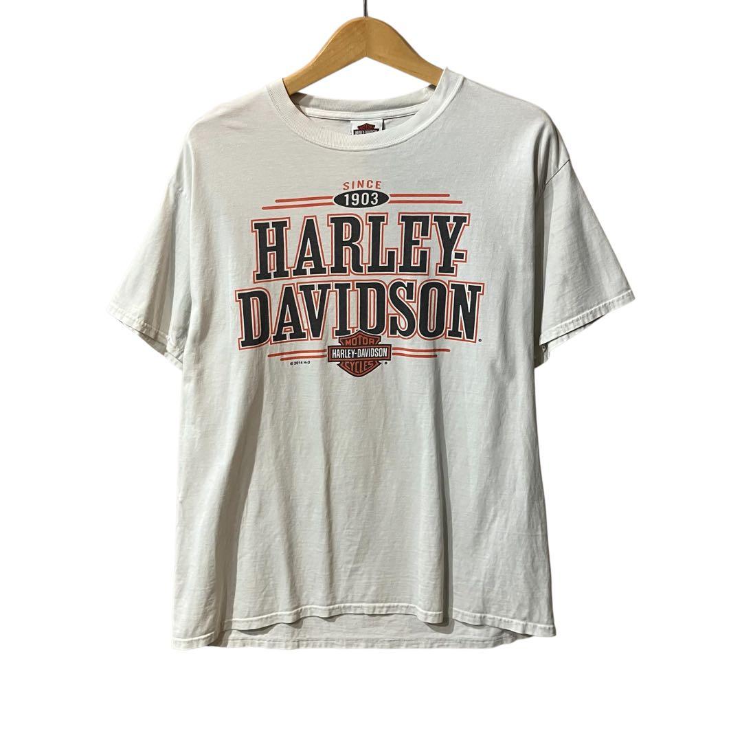 HARLEY-DAVIDSON ハーレーダビッドソン Tシャツ 白 | PEACE TOWN