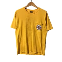 ハーレーダビッドソン ポケット ビッグプリント Tシャツ 黄色