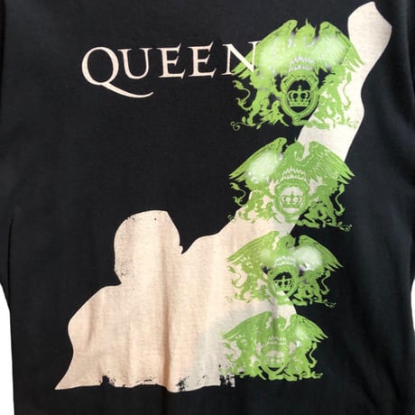 QUEEN　クイーン　バンT　半袖　Tシャツ　ビッグプリント　黒